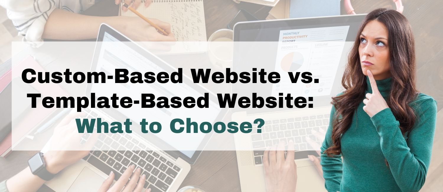 custom vs template website